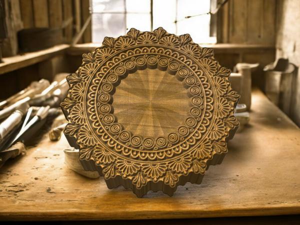 Mandalastempel aus Hartholz Mandalastempel aus Hartholz